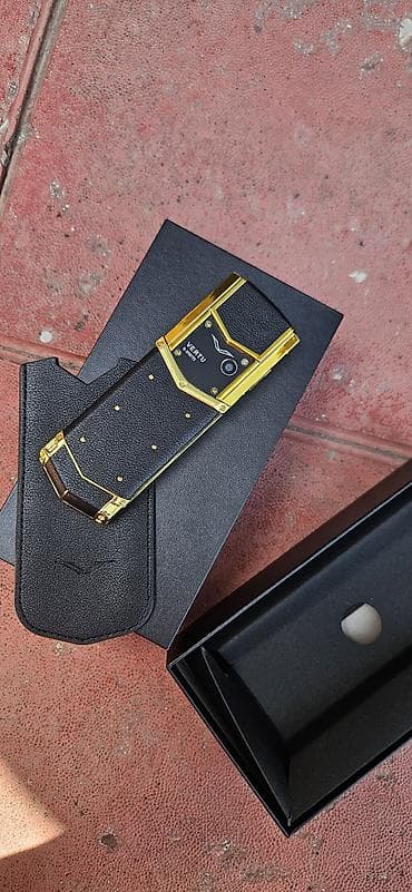 iphone 12 pro maxs: Vertu rəng - Qızılı, Düyməli — 4