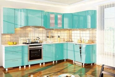 metbex mebeli gence: Sifarişlə mətbəx dəsti, Özü çəkən petlələr, Mat laminat, Kredit var, Pulsuz çatdırılma — 14