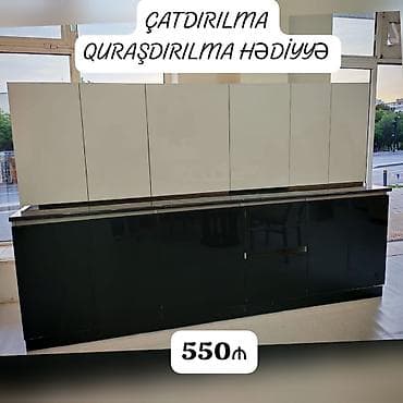 metbex mebeli kreditle: *550₼ vitrin mdf MƏTBƏX mebeli SATILIR*‼️ ÖLÇÜ:-3 ÇATDIRILMA — 1