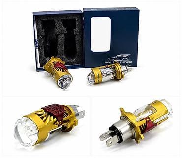 cruz radiator: Avtomobil üçün H4 tipli LED proyektor lampaları (2 ədəd dəst) - Gecə — 1