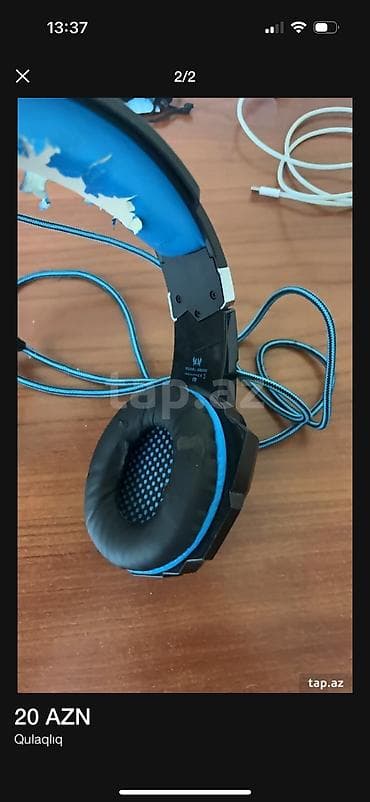kreditle notebook: KOTION EACH oyun qulaqlığı - Bağlantı: 3.5 mm audio jack + USB — 2