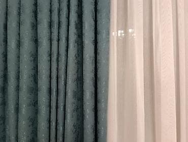 qonaq otagi ucun perdeler: Yeni, Pərdə, rəng - Boz, Ünvandan götürmə — 1