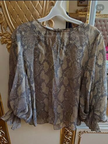 yubka kofta modelleri: ZARA brendindən olan bu qadın kostyumu, damalı şalvar və ilan dərisi — 2