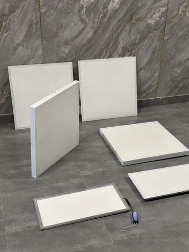 12 lik armaturun qiyməti: 60x60 ölçüdə Led panel Həm suvaq üstü, həm də asma tavan üçün led — 1