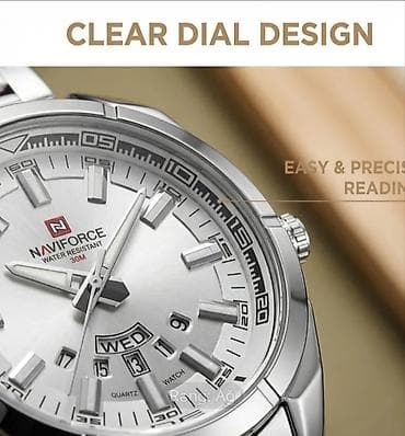 shshd saat: Qol saatı, NaviForce, rəng - Qara — 5