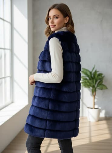 ağ şalvar: Jilet, L, XL, One size, rəng - Göy — 1