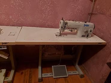 Hazır tikiş maşını elde var