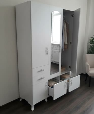 projektor satışı: Yeni, Açılan, 3 qapılı Düz dolab, Qarderob, paltar dolabı, Azərbaycan — 1