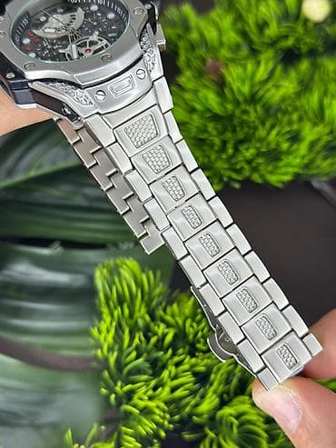 bil: Yeni, Qol saatı, Hublot, rəng - Gümüşü — 5