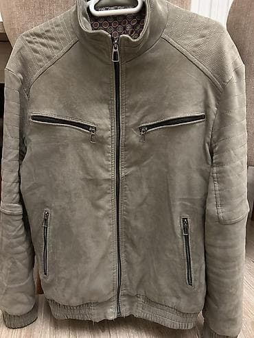 kişi gödəkcələri: Pencək, Naxışsız, 4XL — 1