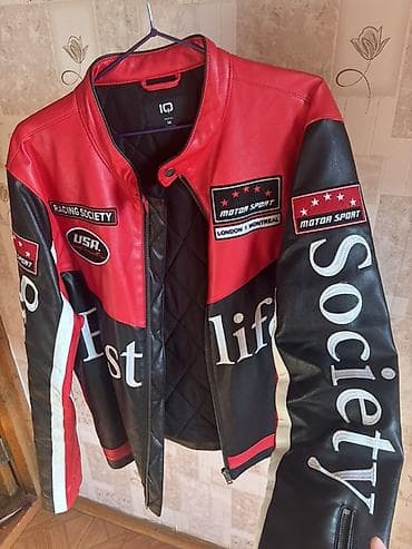 Moto üslubunda kişi gödəkcəsi – IQ brendi, ölçü M. – Dizayn lalafo.az -da Moto üslubunda kişi gödəkcəsi – IQ brendi, ölçü M. – Dizayn