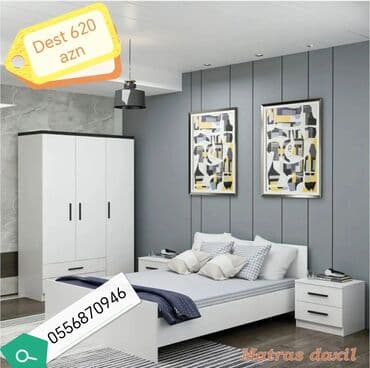 termo tumba: İkinəfərlik çarpayı, Dolab, Termo, 2 tumba, Azərbaycan, Yeni — 4