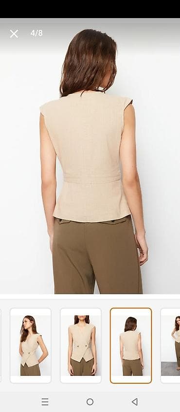 bu ilin debi: Jilet, Trendyolmilla, L, rəng - Bej — 3