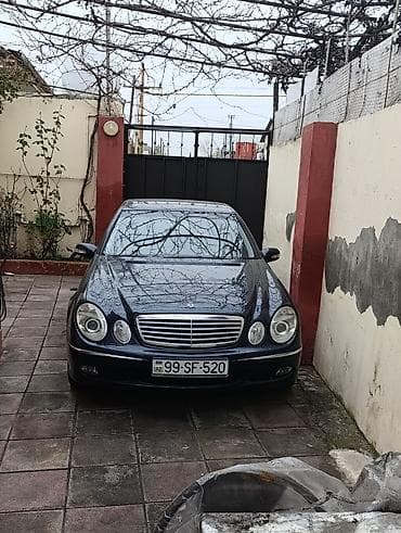 avto oturacaqlar: Mercedes-Benz E-Class (W211) sedan - Korpus: qara/metallik, 4 qapı — 1
