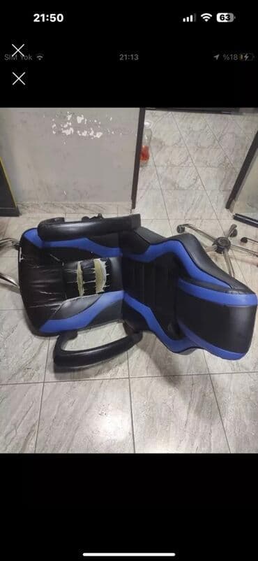 купить офисное кресло: С колесиками, Кожзаменитель — 1