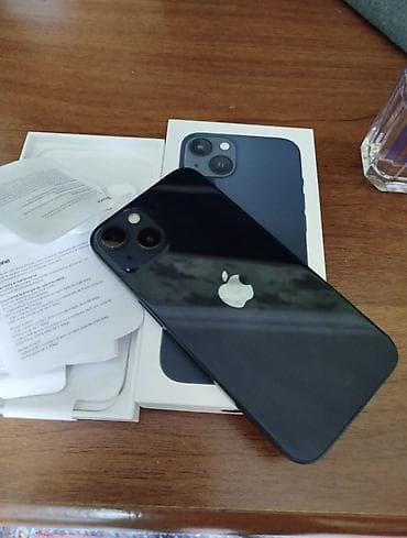 iphone 13 qara: IPhone 13, 128 GB, Midnight, Zəmanət, Simsiz şarj, Face ID — 2