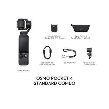 go pro camera: DJI Osmo Pocket 4 – cib ölçülü 3 oxlu stabilizatorlu kamera -Bakıda — 2