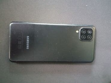 samsung soyuducular: Samsung Galaxy A12, 32 GB, rəng - Qara, Barmaq izi — 1