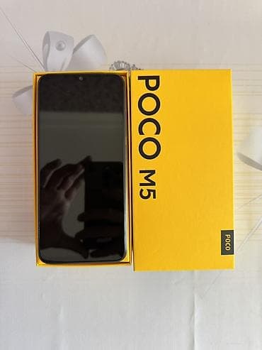 yaddas kart: Poco M5, 128 GB, rəng - Qara, Sensor, Barmaq izi, Face ID — 1