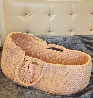 toxunma ip: Oğlan və qız üçün, Yumru, Beşik, Dəst ilə, Matrassız, Yellənmə mexanizmsiz — 1