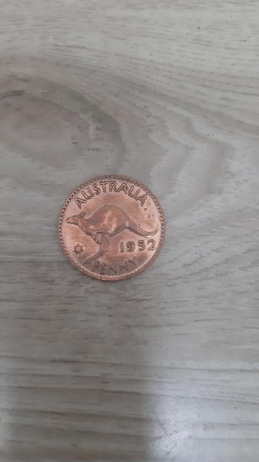 tar: Məhsul: Avstraliya 1 Penny sikkəsi – 1952 Təsvir: - Ölkə: Australia - — 2