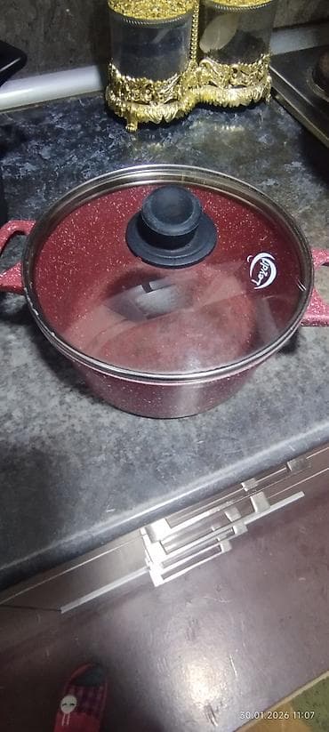 işlənmiş qazan: Qazan, rəng - Mavi — 3