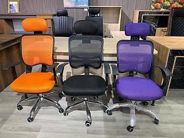 Ofis dolabları: Yeni, Təkərli, Qolları tənzimlənir, Dəri — 10