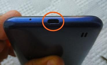 Samsung Galaxy A01, 16 ГБ, цвет - Синий, Сенсорный, Отпечаток пальца, Две SIM карты — 8