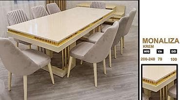 mdf qiymetleri: MONALIZA masa– krem rəng Fabrik istehsalı mebellərin topdan qiymətlə — 1