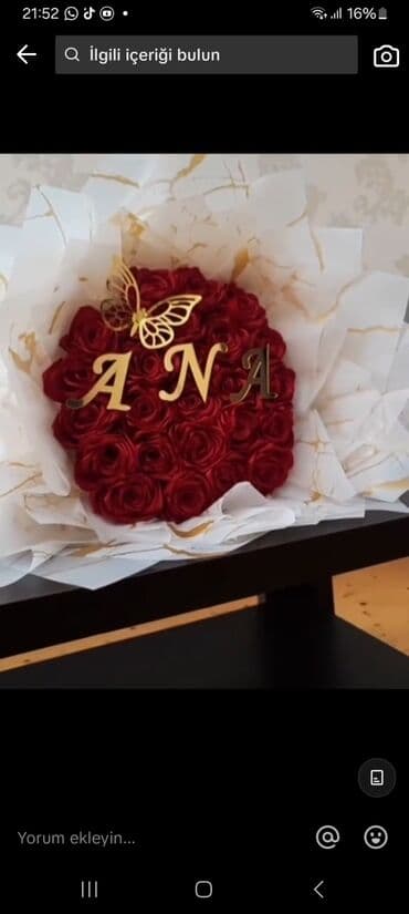 süni gul: Sifarisle hazirlanir — 3