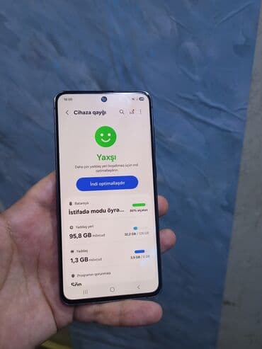 samsung 70: Samsung Galaxy S21 FE, 128 GB, rəng - Qara, Düyməli, Sensor, Barmaq izi — 6