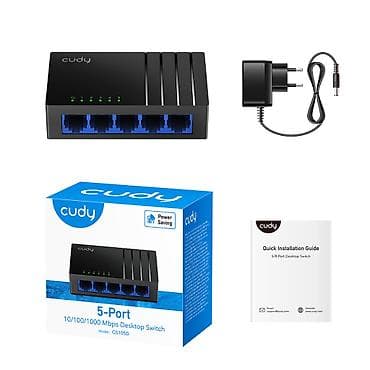 Cudy GS105D 5-Port kommutator Cudy GS105D 5 portlu Fast Ethernet — 3