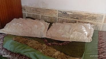 ev dekorları: Dekorativ mebel örtüyü dəsti - Rəng: krem/şampan - Üslub: zərif — 3