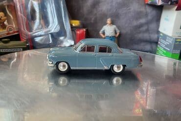 Kolleksiya qaşıqları: Коллекционная модель GAZ-21R Volga third series grey 1962 Deagostini — 1