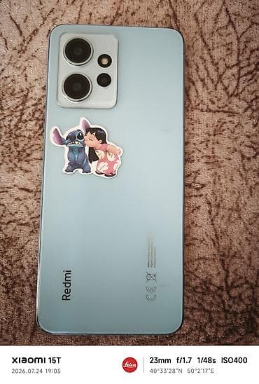 replika telefonlar: Redmi Note 12, 256 GB, rəng - Mavi, İki sim kartlı — 2