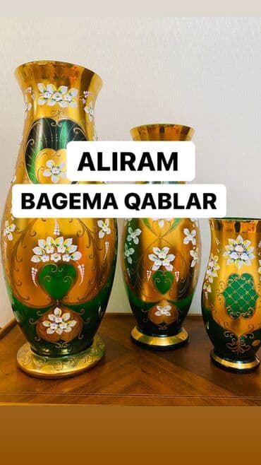 peyğəmbər gülü: Aliram bogema qab qacaqlar .xrustallar qedi̇mi̇ kobalt qablar. və s — 1