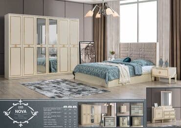 İkinəfərlik çarpayı, Dolab, Termo, 2 tumba, Yeni