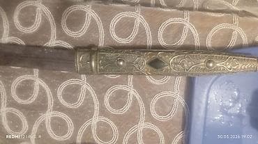 gips baş: Qafqaz üslubunda xəncər (kəmər qabıyla) - Bıçaq növü: ənənəvi Qafqaz — 4