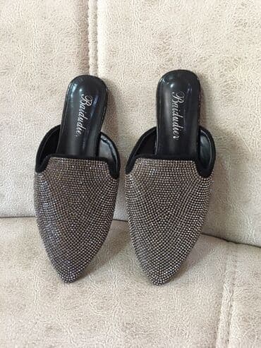 женские слипоны на высокой подошве: Ölçü: 37, rəng - Boz, Yeni — 6