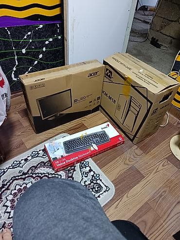 Masaüstü kompüter dəsti BARTER KREDİT YOXDUR.QİYMƏTDƏ SONDUR. papoka