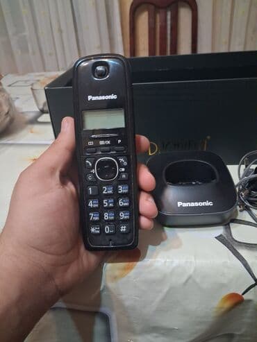 телефон fly od1: Stasionar telefon Panasonic, Simli, İşlənmiş, Ünvandan götürmə — 2