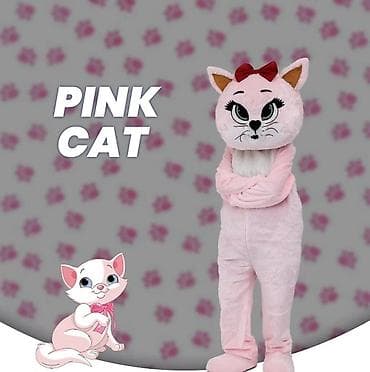 qiz şəkilləri çəkmək: Animator / maskotlar şou üçün kostyum satışı • Pink Teddy – parlaq — 3