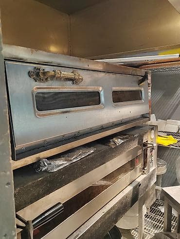 Restoran, kafe avadanlığı: Sənaye tipli iki mərtəbəli pizza/sobalı bişirmə qurğusu - İki ayrı — 1