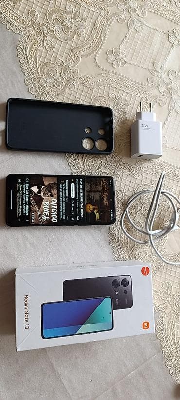 Redmi Note 13, 256 GB, rəng - Qara, İki sim kartlı