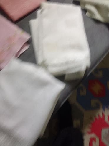 Вазы: Məişət tekstili dəsti - 1 ədəd iri ölçülü ağ frotte dəsmal - 2 ədəd — 7