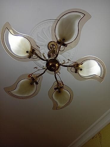 led lanpa: Çılçıraq, 5 lampa, Metal — 2