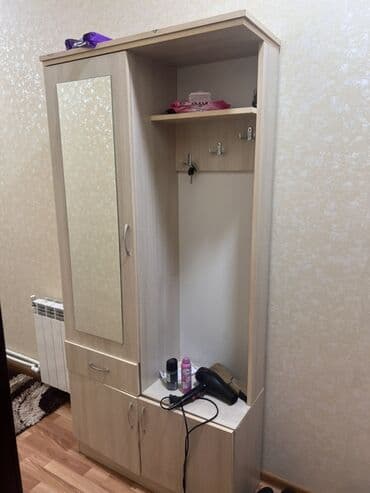 Kupe, 2 qapılı Düz dolab, Qarderob, paltar dolabı — 4