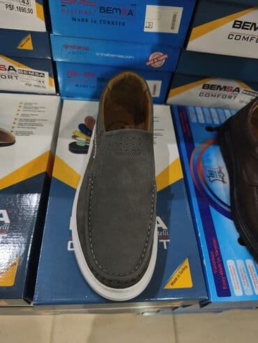 piton dərisindən ayaqqabılar: BEMSA Comfort kişi ayaqqabıları - Model: Loafer və idman tərzli — 1