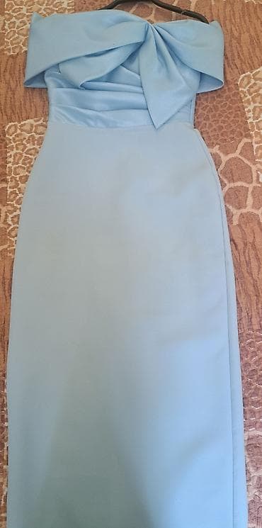 e vitamini uz ucun: Zərif açıq mavi rəngdə ziyafət/dəbli don. DON 250 AZN-ə alınıb və CƏMİ — 5