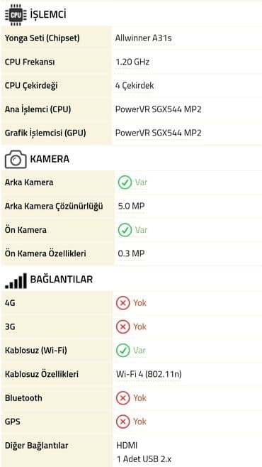 modio m19 tablet: DARK EVOpad A1042 planşet - Model: DARK EVOpad A1042 (Model No — 5